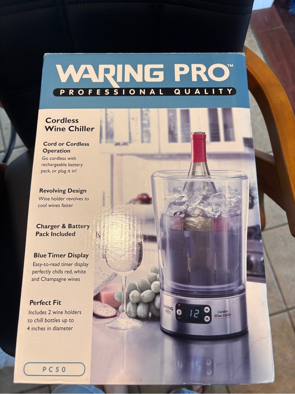 Cordless Wine Chiller NWT